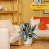 image:imageCosta Farms Fiddle Leaf Fig Live Indoor Plant Floor Plant Statement TreeBurgundy Rubber Tree  Large 23 Feet Tall  in Decorative Plant Pot